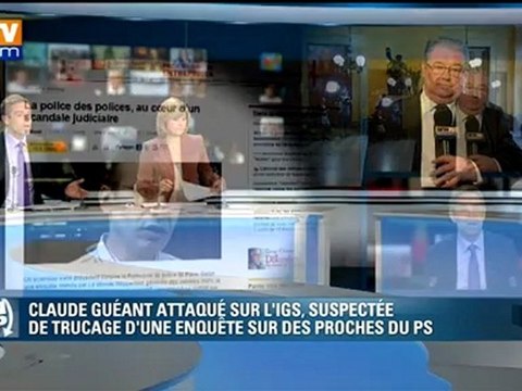 Vaillant dénonce une manipulation de l’IGS contre des hauts fonctionnaires