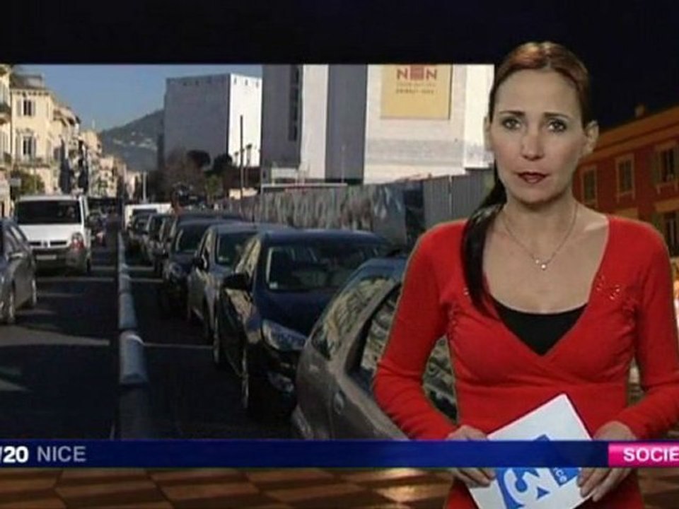 Nice : circulation difficile dans le centre-ville