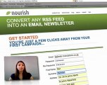Nourish - Create an email newsletter from any RSS feed