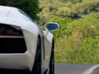 Brian Ongaro presents the Lamborghini Aventador at Lake Como