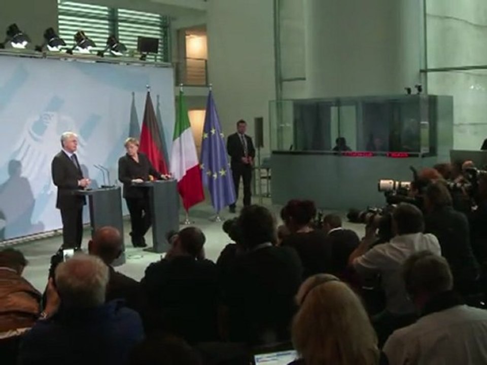 Merkel elogia Monti