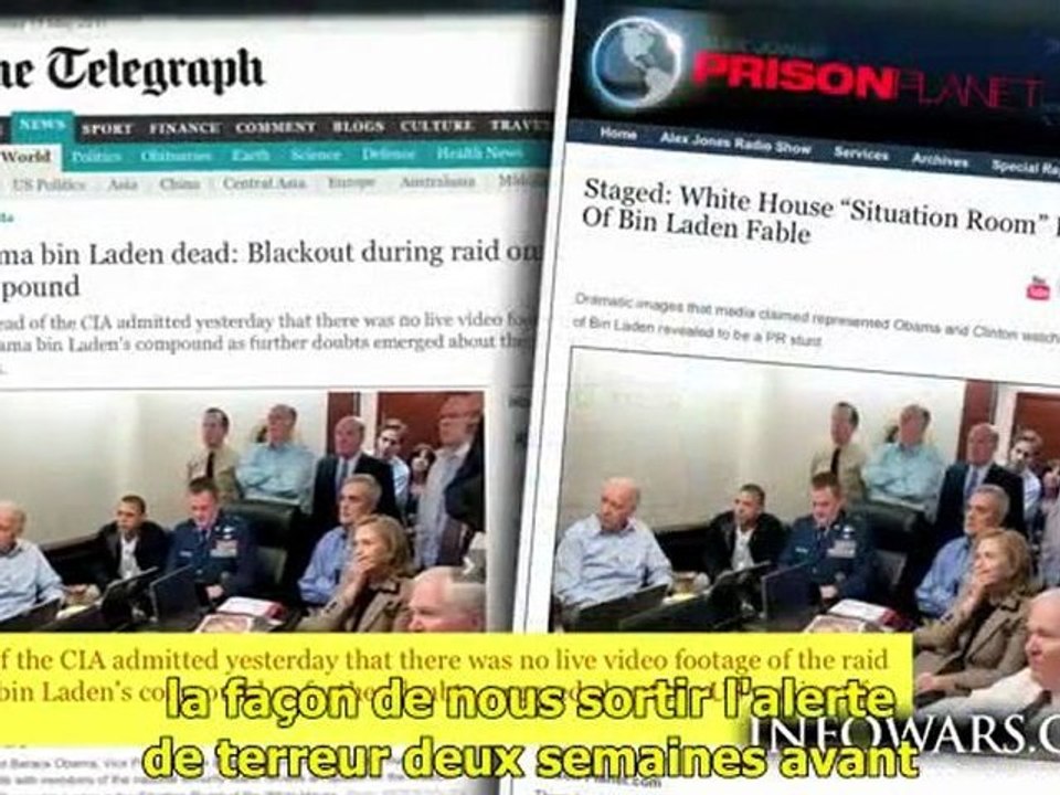 Emission sur la Capture de Ben Laden - Printemps 2011 - VOSTFR - Alex Jones