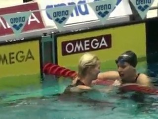 record mundial de britta steffen en 100 metros