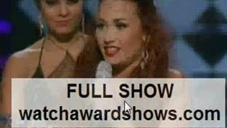 Demi Lovato Peoples Choice Awards 2012 acceptance speech