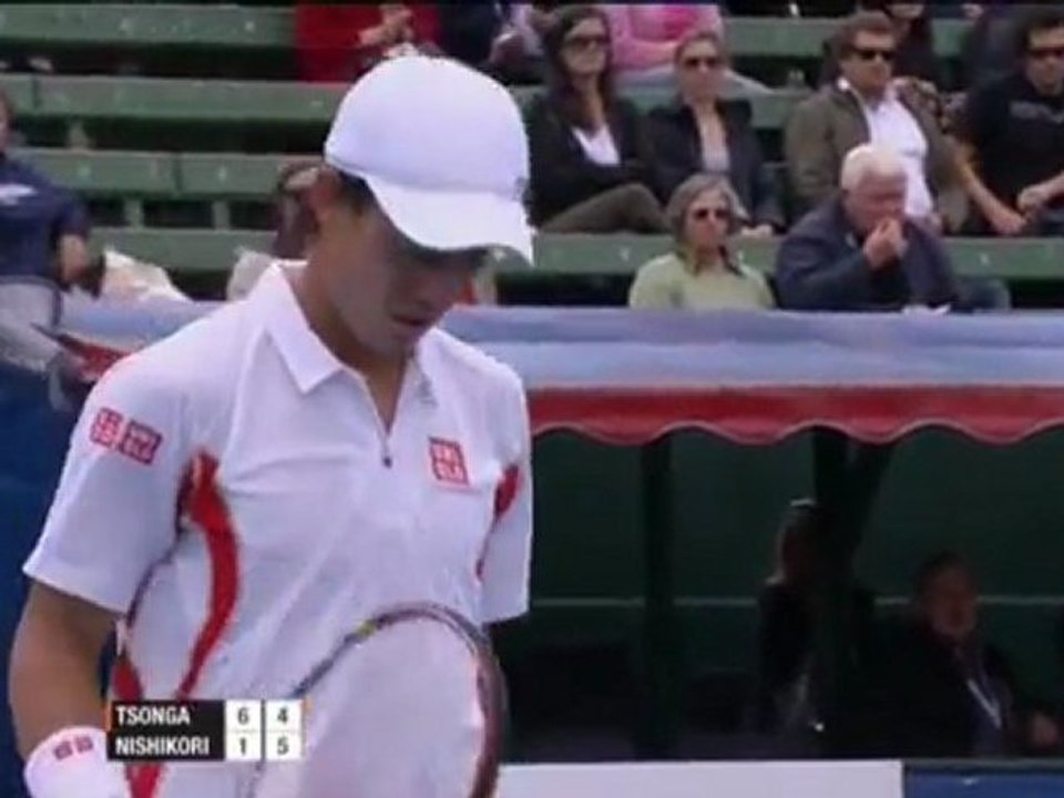 Nishikori shocks Tsonga