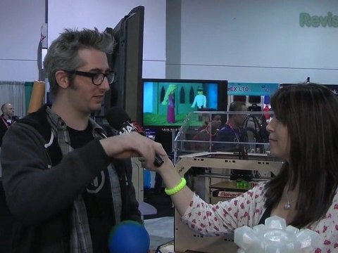 Robot to Make ANYTHING You Want! MakerBot Industries at CES 2012 - Hak5
