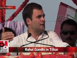 Congress Leader Rahul Gandhi in Tilhar (U.P) Part 1