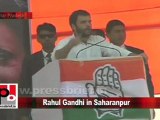 Congress Leader Rahul Gandhi in Saharanpur (U.P) Part 6