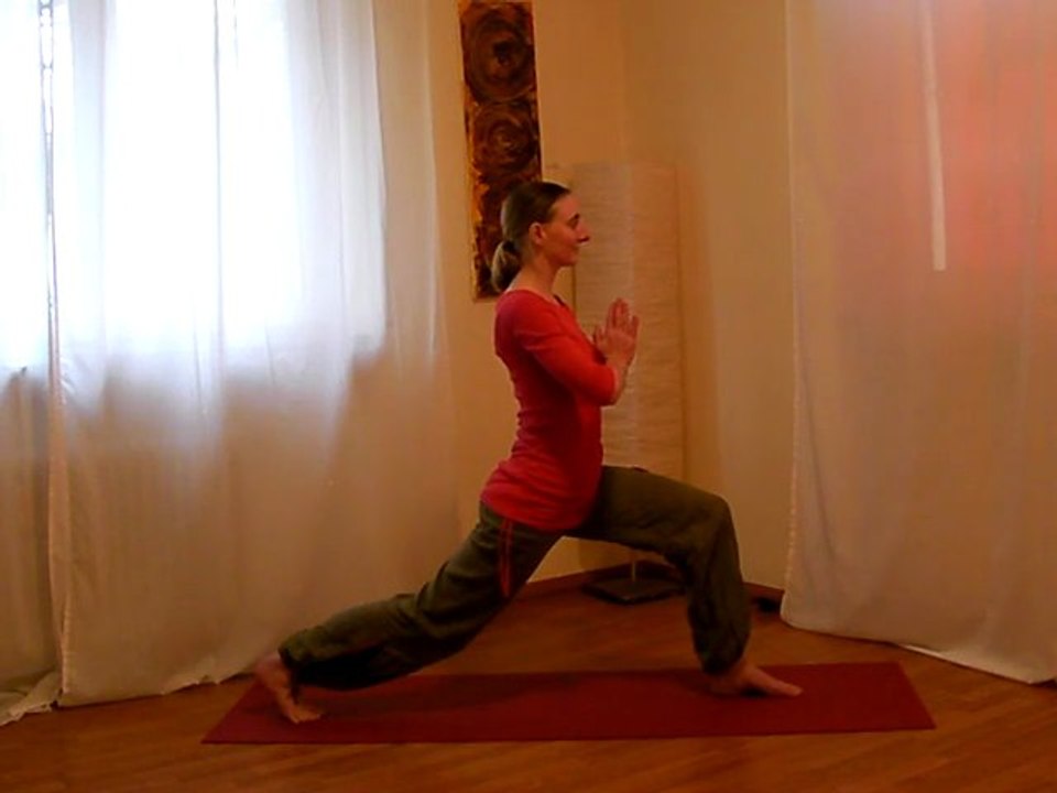 Der Yoga Held auf Zehenspitzen