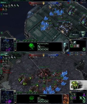 [SC2] MouzThorzain (T) Vs DRG (Z) : Views of 2 players Starcraft II :