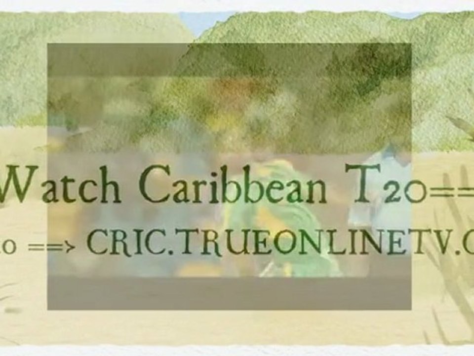 Webcast Online Stream Barbados v Netherlands (T20) - Caribbean T20 2012