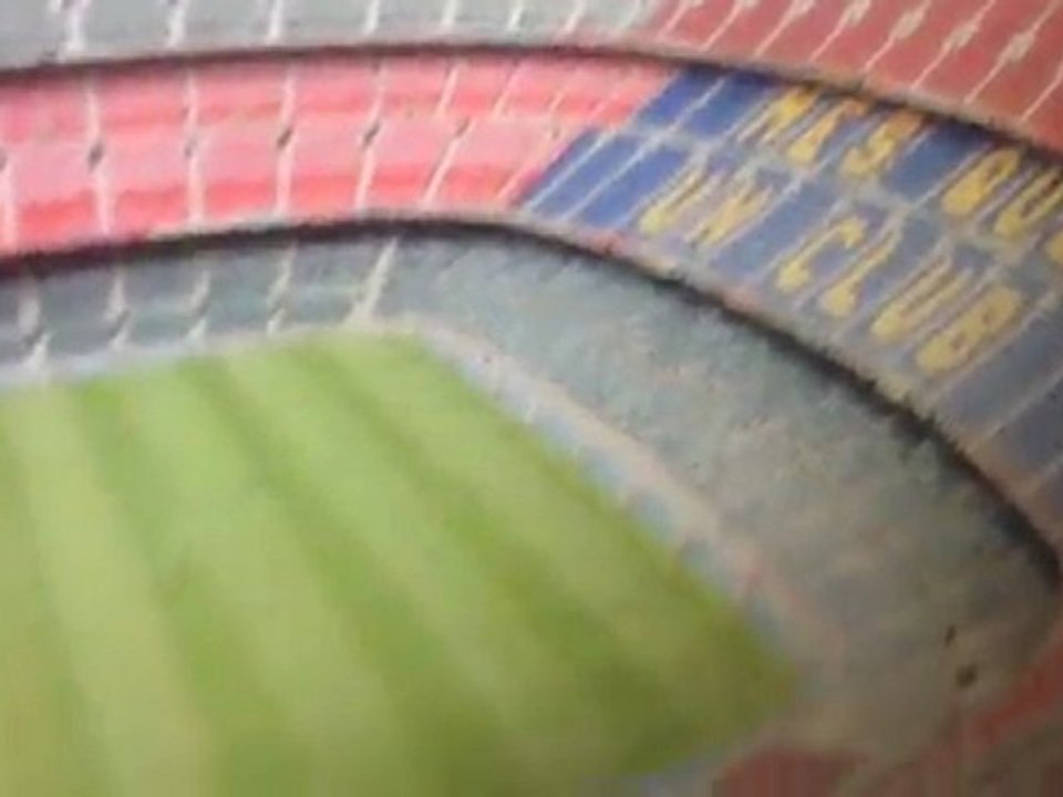Misil en Camp Nou