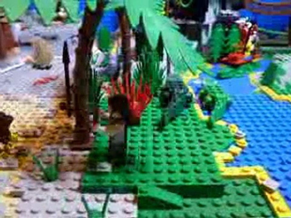 LEGO Pirates of the Caribbean The Cannibal Escape 4182 Stop Motion Movie Build