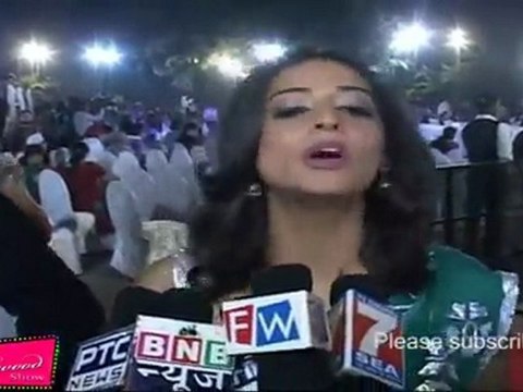 Seductive Nahi Gill Looks Hot In Saree @ 'Lohri Ki raat' Fest