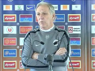 Point presse René Girard avant Lyon (J20)