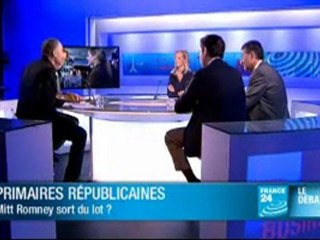 Primaires républicaines: Mitt Romney sort du lot ? (partie II) France 24 "Le Débat"
