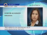 Diez heridos de gravedad deja explosión en El Tocuyo