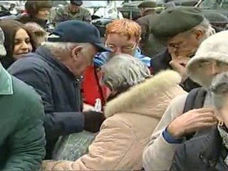 la beneficenza dei commercianti del centro