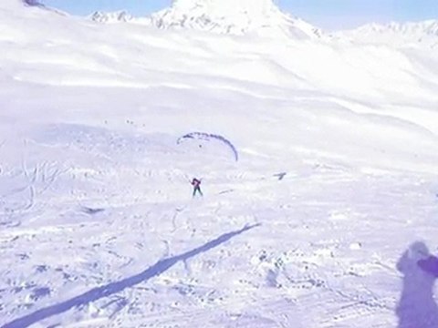 Speedriding Val d'Isere 2012 Grand près slope