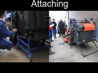 Démontage rapide bac bennage en hauteur SXG323/326