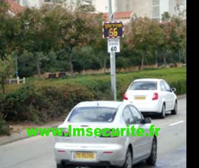 RADAR  PEDAGOGIQUE  LUMINEUX  DE  VITESSE  VIASIS  EN   ISRAEL3
