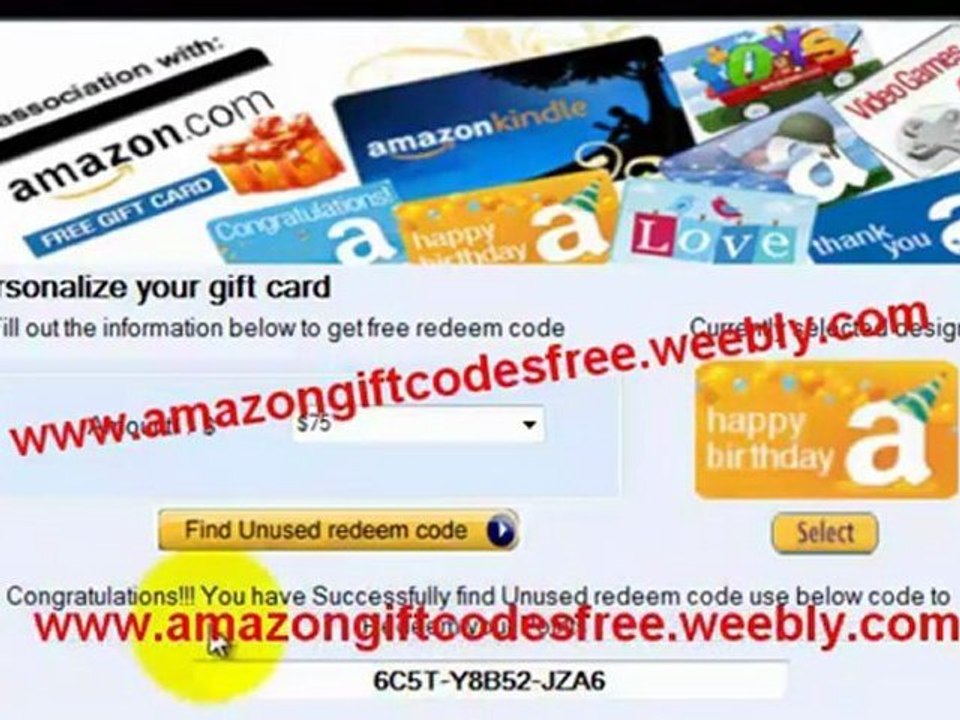 how to get 75 free amazon redeem code video Dailymotion