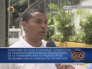 Familia del chofer de La Panamericana: Lo acusan como si hubiera querido matar a esas personas