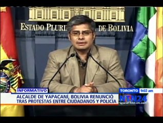 Protestas en región boliviana dejan tres muertos, 60 heridos y la renuncia del alcalde de Yapacaní