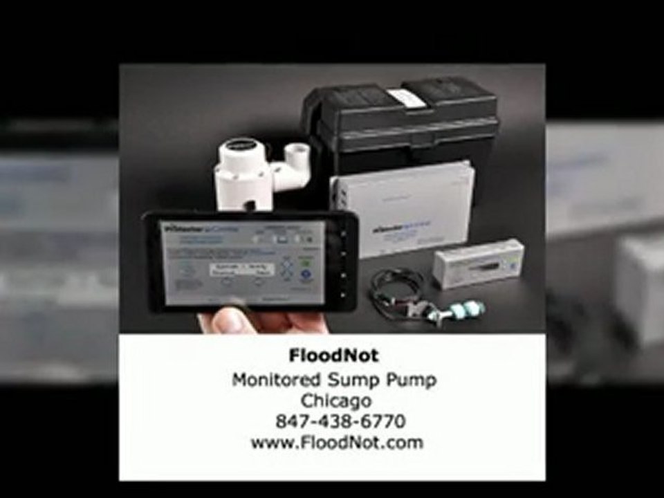 Monitored Sump Pumps For Basements | FloodNot Chicago | 847-438-6770
