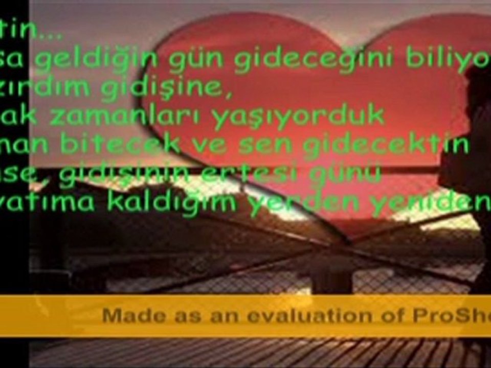 GİTTİN (Şiir)/SEN BENDEN GİTTİN GİDELİ..