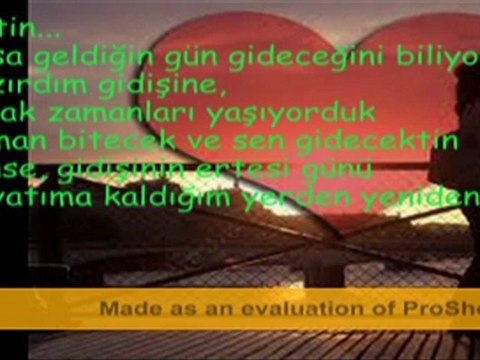 GİTTİN (Şiir)/SEN BENDEN GİTTİN GİDELİ..