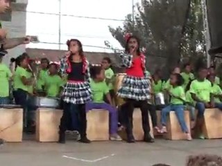 Proyecto de la planta de energía de la música y la actuación del grupo musical Percussom REBENTÃO