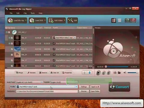 How to Rip Blu-ray Movies to Video Format? ( Aiseesoft Blu-ray Ripper)