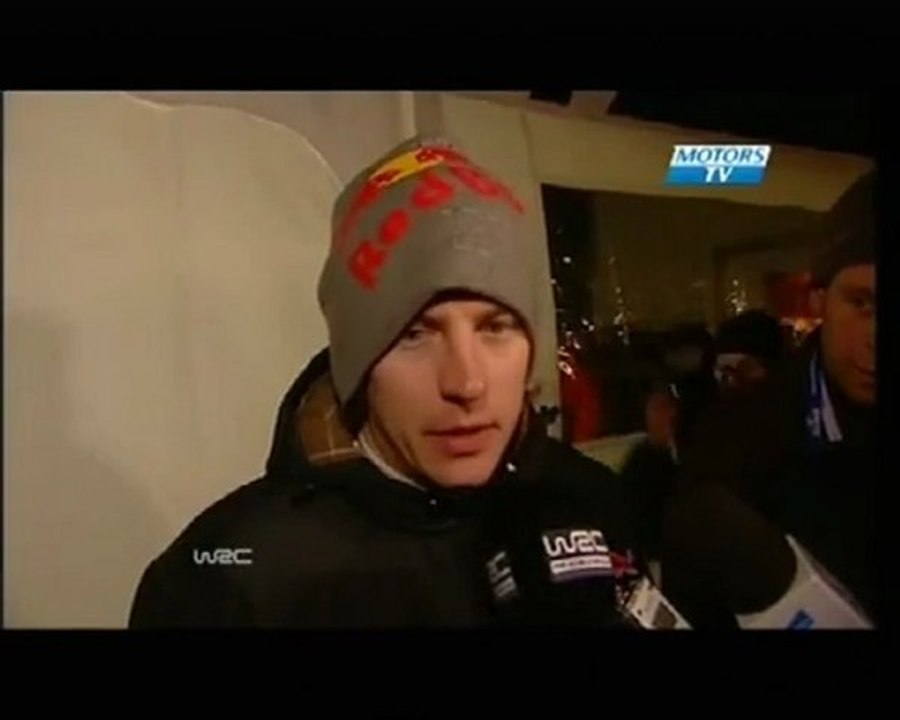 WRC Rally Sweden 2010 Kimi Räikkönen Saturday Interview