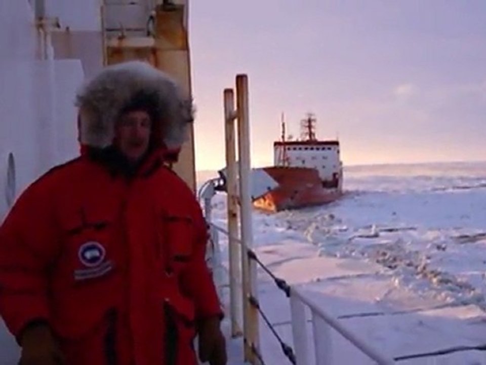 Eis-rettungsaktion in alaska: russen und amis vereint