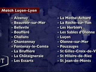 Football : Luçon - Lyon, des cars pour les supporters !