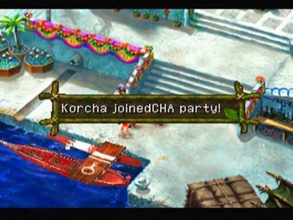 My Sister playing Choron Cross (PS1) part 1