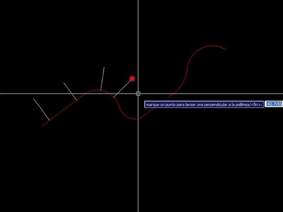 ARKITool: DIB-PERPEND, Líneas perpendiculares a pol. en AutoCAD.