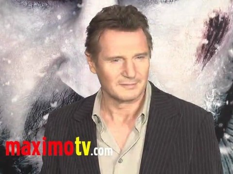 The Grey Premiere Red Carpet Liam Neeson, Kristen Bell, Bradley Cooper, Ray Liotta, Maggie Grace