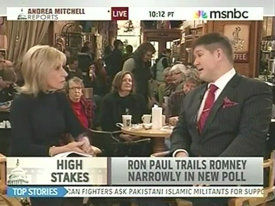 Ron Paul Campaign Chairman Jesse Benton Interview On MSNBC 1-2-2012
