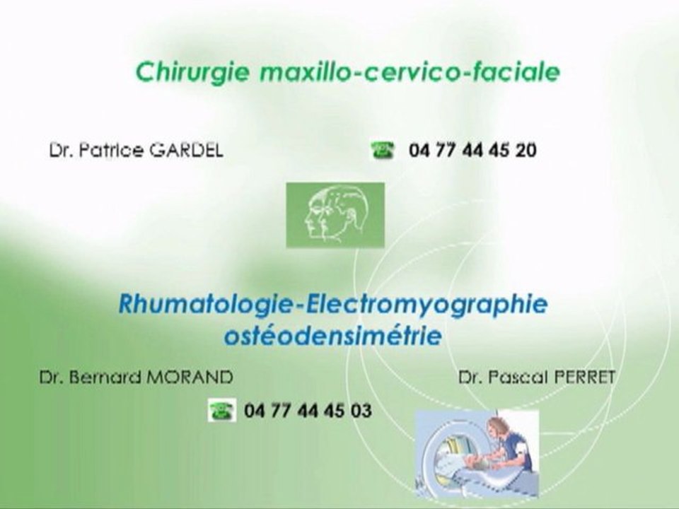 Praticiens à la clinique du Renaison