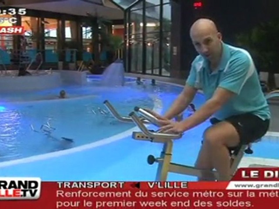 Du vélo à la piscine : Effort et Bien être !  (Tourcoing les Bains)