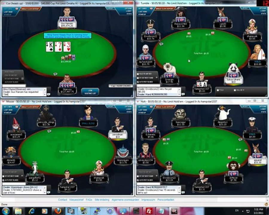 Let's play POKER [Texas hold'em] episode 2