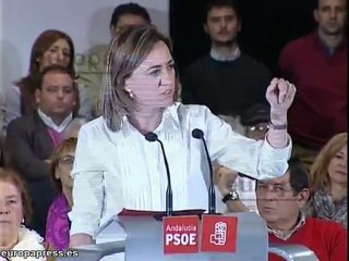 Chacón pide que Andalucía no se engañe con PP