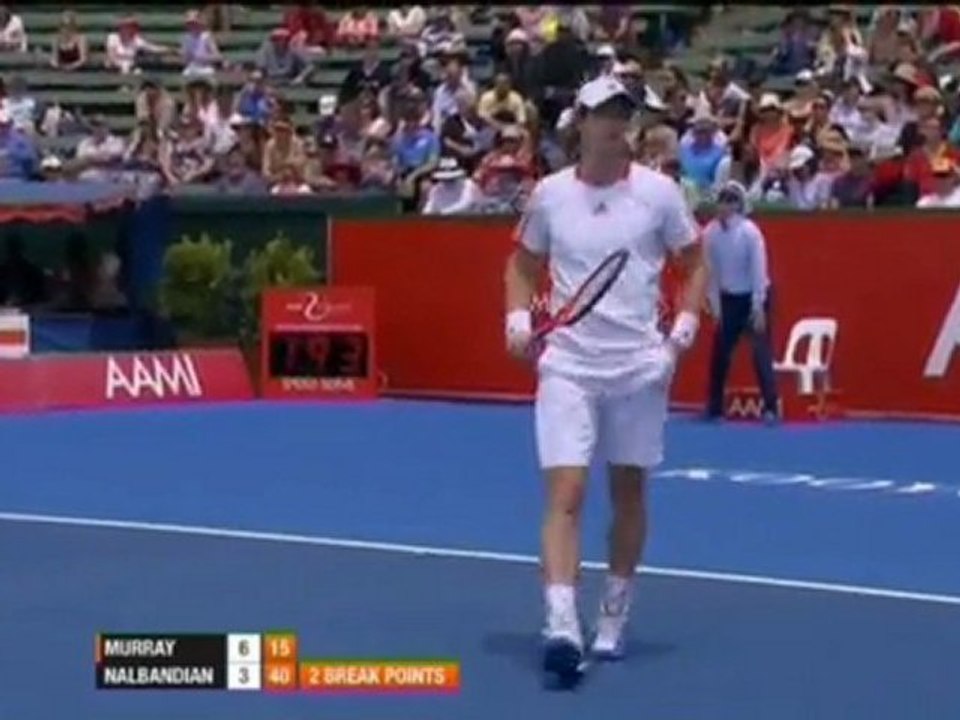 Melbourne - murray glückt die generalprobe
