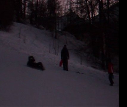 Les Normands font de la luge