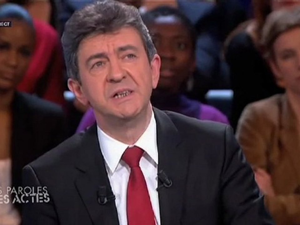 Jean-Luc Mélenchon en colère contre la compagne de François Hollande, Valérie Trierweiler