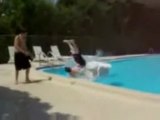 Pool Stunt goes Horribly Wrong