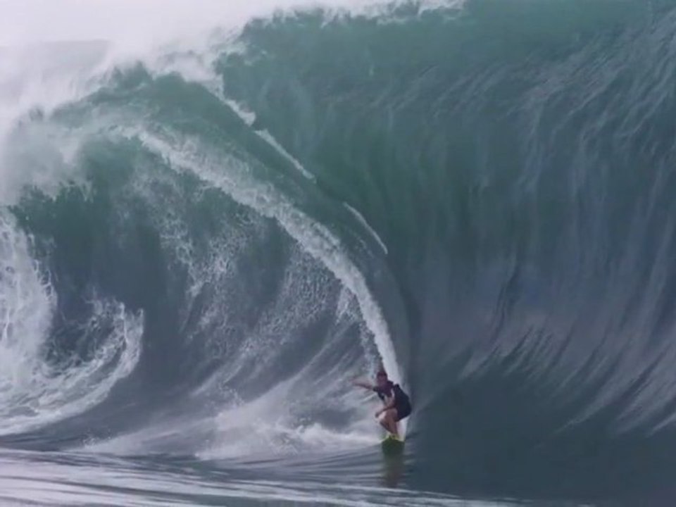 Biggest Teahupoo Ever by Chris Bryan