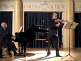 Schubert - Sonatine 1 - 1er mvt - Pierre Hatat violon et Max Hatat , piano .